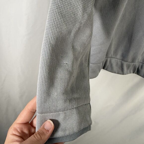 Under Armour Sweater Men's Small grey Pullover 1/4 Zip Long Sleeve Storm - Picture 12 of 12